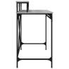 Desk Grey Sonoma 100x50 cm | Industrial Style Home Office