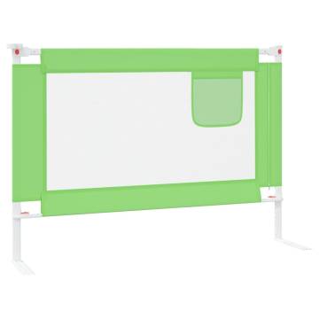 Toddler Safety Bed Rail Green 90x25 cm - Hipomarket UK