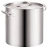 Premium 2 Piece Stainless Steel Stock Pot Set - 71/36 L