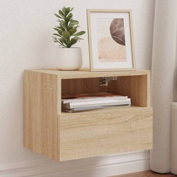 TV Wall Cabinet Sonoma Oak - Stylish & Space-Saving | HipoMarket