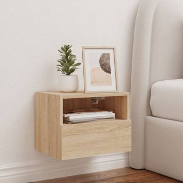 TV Wall Cabinet Sonoma Oak - Stylish & Space-Saving | HipoMarket