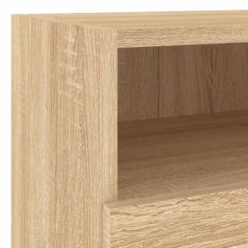 TV Wall Cabinet Sonoma Oak - Stylish & Space-Saving | HipoMarket