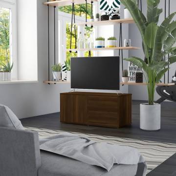 Stylish Brown Oak TV Cabinet - 80x34x36 cm | HipoMarket