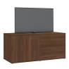 Stylish Brown Oak TV Cabinet - 80x34x36 cm | HipoMarket