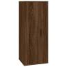 Wall Mounted TV Cabinet in Brown Oak - 40x34.5x100 cm