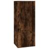 Wall Mounted TV Cabinet - Smoked Oak | 40x34.5x100 cm