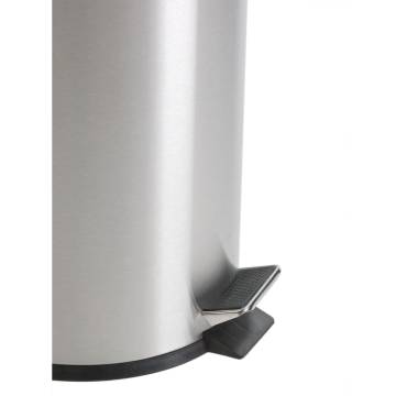 EKO Pedal Bin Classic 30 L - Matte Silver | HipoMarket