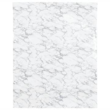 Self-Adhesive Marble White Furniture Sticker | 90x500 cm PVC