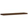 Wall Shelves 4 pcs Brown Oak - Stylish & Functional Storage