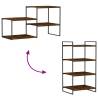 Wall Shelves 4 pcs Smoked Oak - Stylish Storage Solution