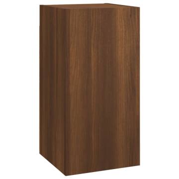 TV Cabinet Brown Oak - Stylish Wall-Mounted Storage | HipoMarket