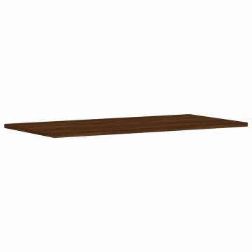 Brown Oak Wall Shelves Set - 4 pcs | Hipomarket UK