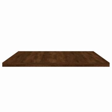 Brown Oak Wall Shelves Set - 4 pcs | Hipomarket UK