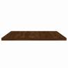 Brown Oak Wall Shelves Set - 4 pcs | Hipomarket UK