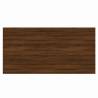 Brown Oak Wall Shelves Set - 4 pcs | Hipomarket UK