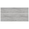 Grey Sonoma Wall Shelves - 4 pcs Engineered Wood | HipoMarket