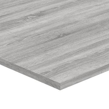 Grey Sonoma Wall Shelves - 4 pcs Engineered Wood | HipoMarket