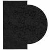 Shaggy Rug PAMPLONA High Pile Modern Black 100x200 cm | HipoMarket