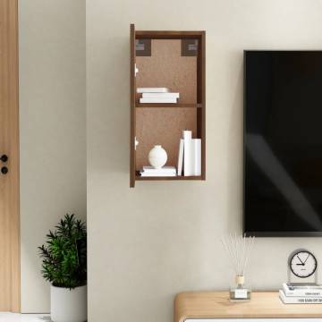 TV Cabinet Brown Oak - Stylish Wall-Mounted Storage | HipoMarket