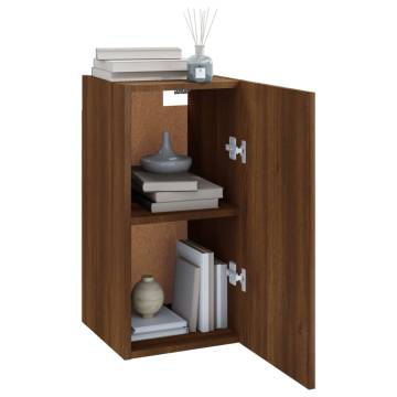 TV Cabinet Brown Oak - Stylish Wall-Mounted Storage | HipoMarket