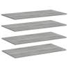 Stylish Grey Sonoma Wall Shelves - 4 pcs | Hipo Market