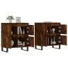 Stylish Smoked Oak Sideboards - Set of 2 | HipoMarket