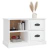 Stylish High Gloss White TV Cabinet - 73x35.5x47.5 cm