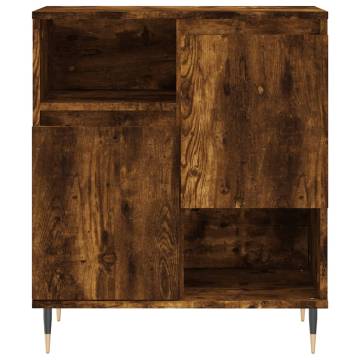 Stylish 3 pcs Sideboards in Smoked Oak - Durable & Spacious