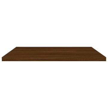 Wall Shelves 4 pcs Brown Oak - Stylish Storage Solution