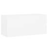 Elegant White Sink Cabinet 100x38.5x45 cm - Hipomarket