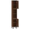 Brown Oak Bathroom Cabinet - 30x30x190 cm | Hipomarket