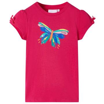 Bright Pink Kids' T-shirt Size 92 - Stylish & Comfy Wear