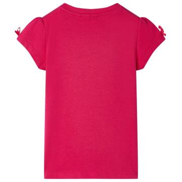 Bright Pink Kids' T-shirt Size 92 - Stylish & Comfy Wear