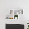 Wall Shelf High Gloss White 100x18x53 cm Engineered Wood Colour high gloss white Quantity in Package 1 Number of Pieces 