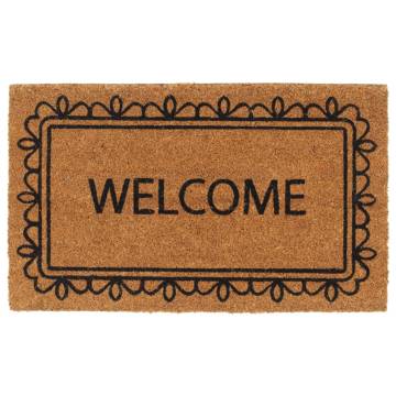 Natural Coir Door Mat 45x75 cm - Durable & Stylish Entrance Rug