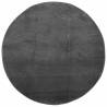 IZA Short Pile Rug - Scandinavian Design, Anthracite Ø 200 cm