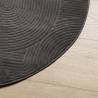 IZA Short Pile Rug - Scandinavian Design, Anthracite Ø 200 cm