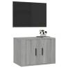 Wall Mounted TV Cabinet Grey Sonoma | Stylish & Practical Storage