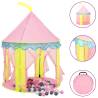 Children Play Tent with 250 Balls Pink 100x100x127 cm Colour multicolour 2 Quantity in Package 1 