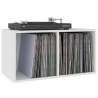 Vinyl Storage Box White 71x34x36 cm | Stylish Organizer