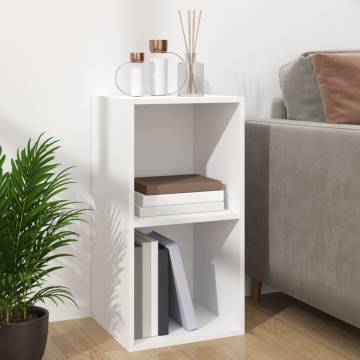 Vinyl Storage Box White 71x34x36 cm | Stylish Organizer