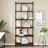 Bookcase 6-Tier Brown Oak 76x32x192 cm Engineered Wood Colour brown oak Quantity in Package 1 Height 192 cm 