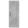 Highboard Concrete Grey 34.5x34x180 cm | Stylish Engineered Wood