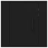 Black Wall Mounted TV Cabinets - 2 pcs | Hipomarket