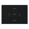 Black Sideboard 91x29.5x65 cm - Elegant & Durable