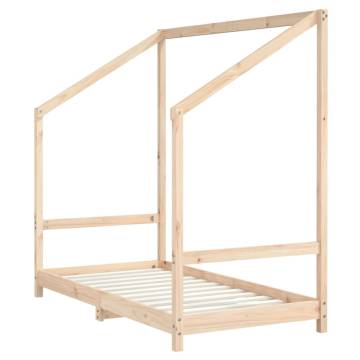 Kids Bed Frame 80x160 cm Solid Wood Pine - HipoMarket