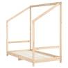 Kids Bed Frame 80x160 cm Solid Wood Pine - HipoMarket