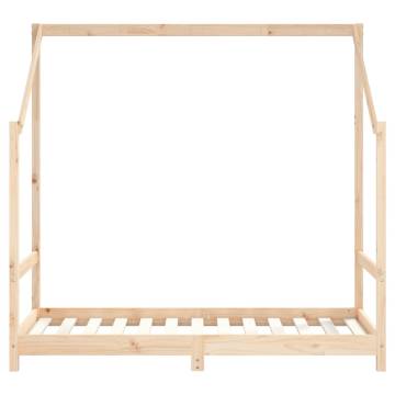 Kids Bed Frame 80x160 cm Solid Wood Pine - HipoMarket