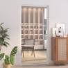 Interior Door 102.5x201.5 cm White ESG Glass and Aluminium Colour white and transparent Size 102.5 x 201.5 cm Quantity in Package 1 Model 2 horizontal bars 