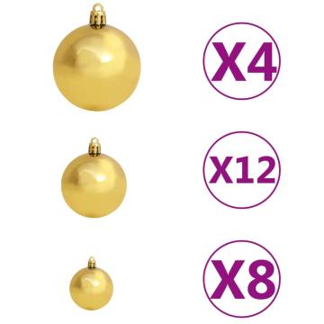 100 Piece Christmas Ball Set - Brown, Bronze & Gold